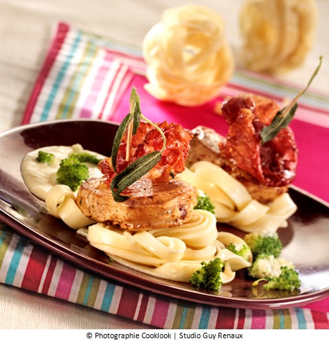 piccata_aux_tagliatelles_et_brocolis_