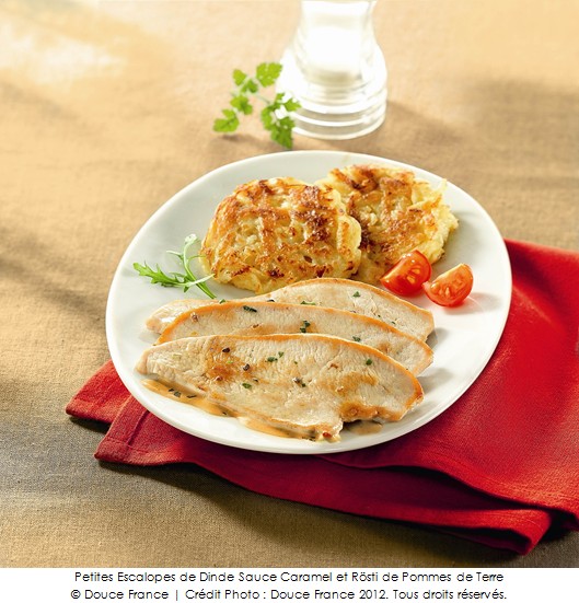petites_escalopes_de_dinde_sauce_caramel_et_rosti_de_pommes_de_terre_