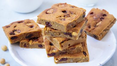 Blondies pois chiches pépites de chocolat