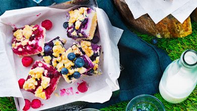 Crumble fruits rouges