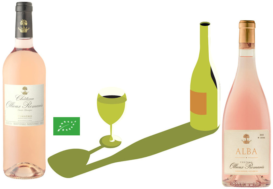 Duo de rosés pour un été coloré Ollieux Romanis