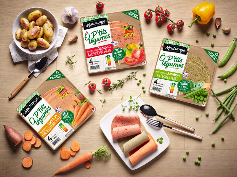 Gamme jambons O P’ tits légumes 