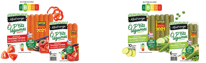 Saucisses O P’ tits légumes 