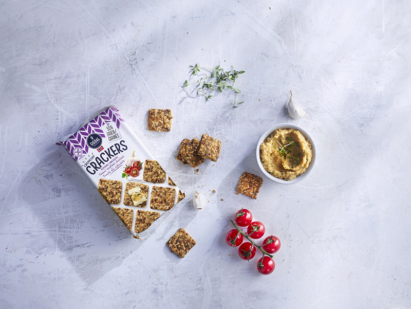 Crackers sans gluten tomate, ail, ciboulette SIGDAL