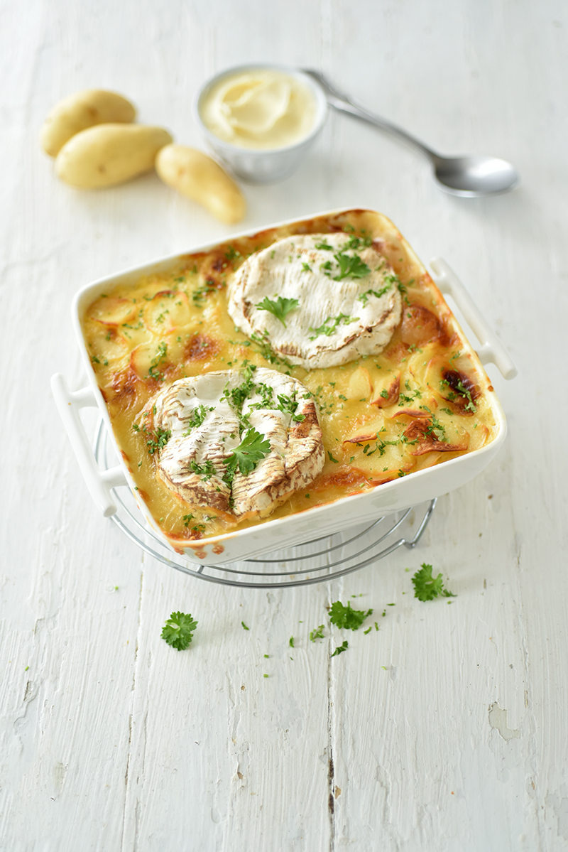 Gratin de Ratte du Touquet camembert
