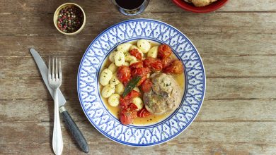 Osso-bucco tomates cerises et gnocchis