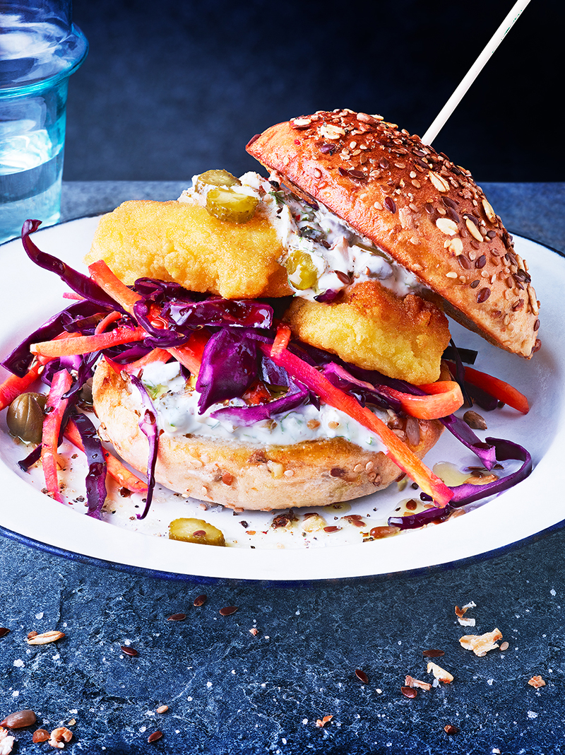 Burger crousti-fish