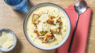 Velouté de chou-fleur parmesan AOP