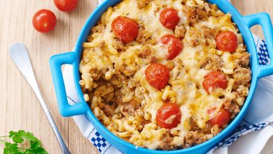 Gratin aux coquillettes du dimanche soir