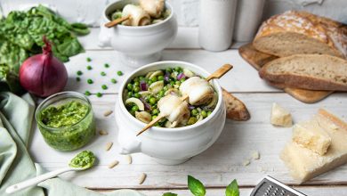 Green Minestrone à la sole