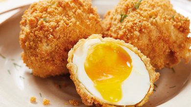 Les œufs mollets frits