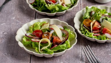Salade Printemps aux lamelles de Beaufort