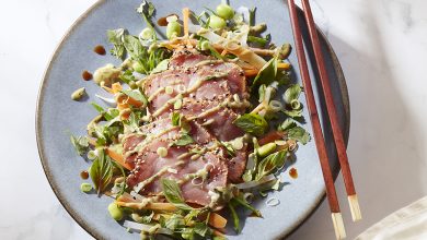 Tataki de veau façon thaï tonnato