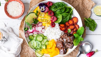 Bowl fraicheur riz long Vivien Paille, thon mariné crudités