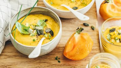 Gaspacho de tomates margold à la mangue