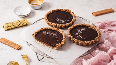 Tartelettes croustillantes chocolat caramel Crêpes Dentelle nature Gavottes