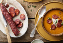 Velouté butternut au Chorizo Doux HERTA