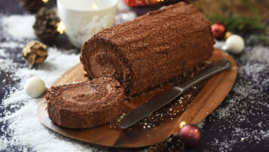 Bûche tout chocolat