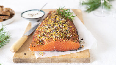 Gravlax de saumon de Norvège