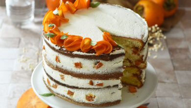 Naked cake Kakis Ribera del Xúquer AOP