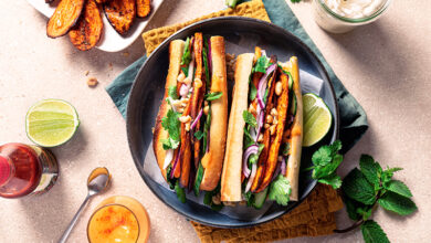 Banh Mi veggie Patate Douce de Caroline du Nord
