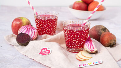 Jus rose betterave Pommes PinKids