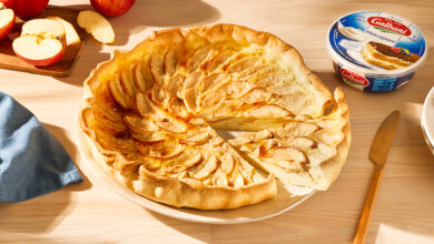 Tarte aux pommes Mascarpone Galbani