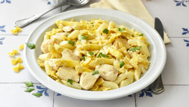 Pâtes Asperges des Sables des Landes IGP poulet