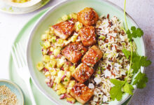 Bowl Saumon laqué salsa banane