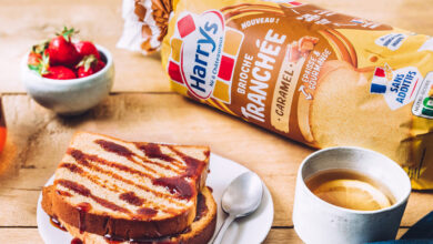 Brioche tranchée caramel