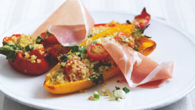 Poivrons épicés farcis jambon de Parme