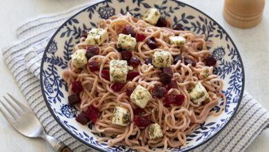 Spaghetti betterave