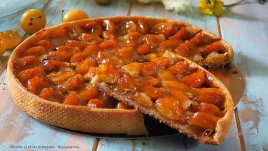 Tarte mirabelles poudre d’amandes