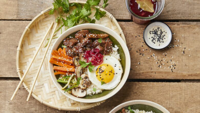 Bibimbap à l’agneau