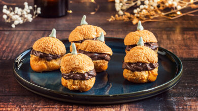 Choux mousse chocolat (Chou’trouille d’Halloween)