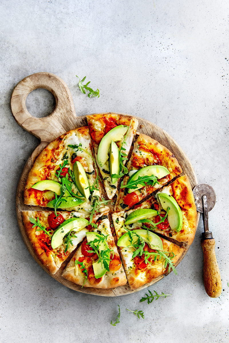 Pizza avocat