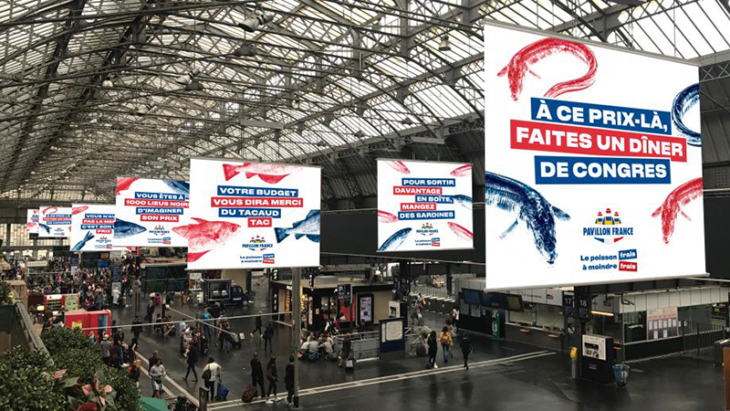 Pavillon France campagne poisson frais