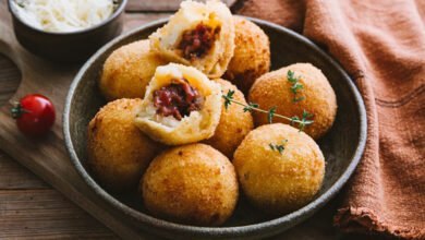 Croquettes pommes de terre bœuf bolognaise