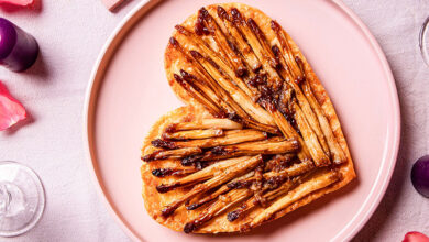 Tarte tatin pointes d’asperges