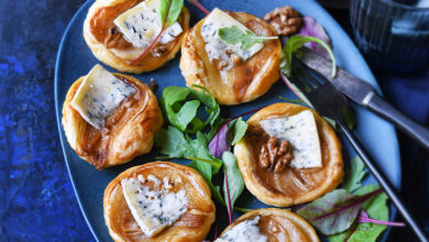 Tartelettes poire fourme d’Ambert