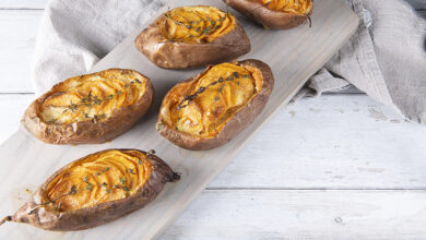 Gratin Dauphinois patates douces