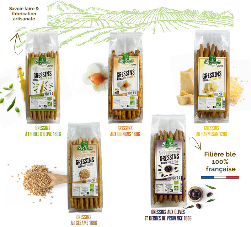 Nouveaux gressins