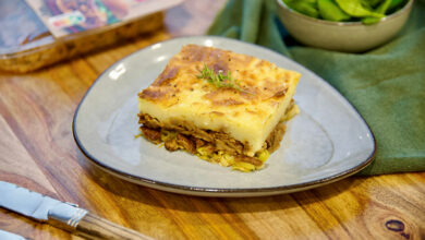 Parmentier poireaux effiloché BBQ