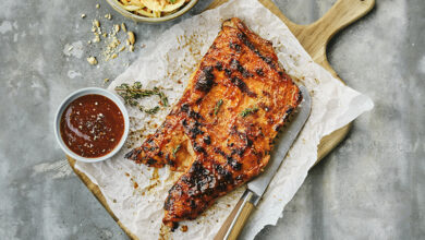Épigrammes d’agneau sauce barbecue