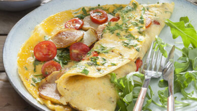Omelette jardinière