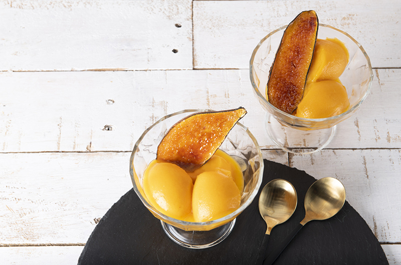 Sorbet patate douce de Caroline du Nord épices