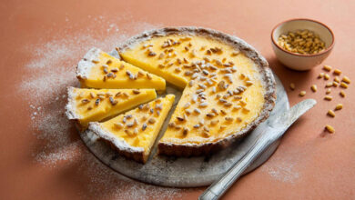 Tarte italienne ricotta et citron