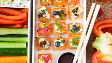 Sushi cubes Saumon Fumé