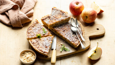Tarte crumble façon normande