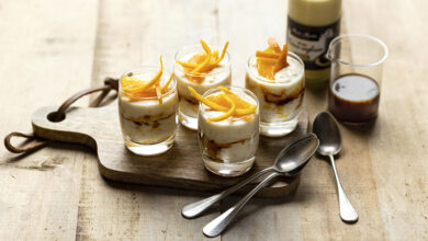 Riz au lait impératrice orange confite caramel d’orange